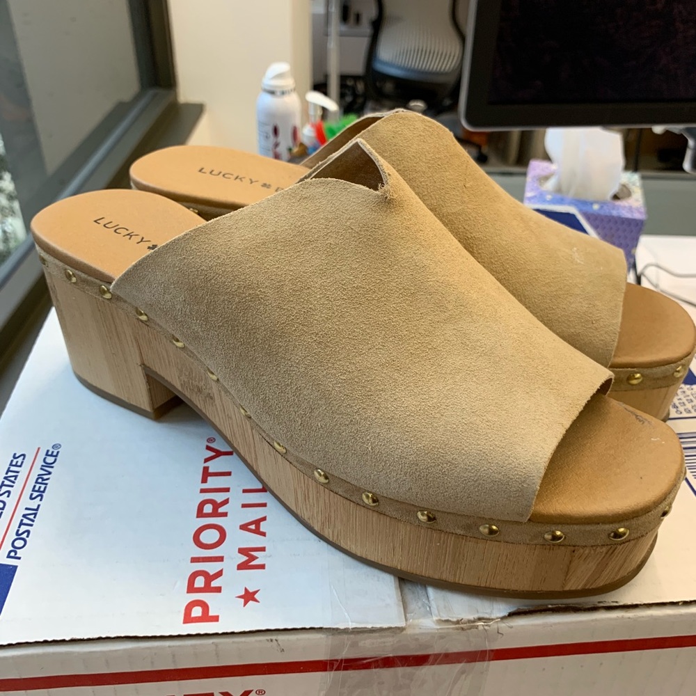 Lucky Brand Simbrenna Sandals, mule clog